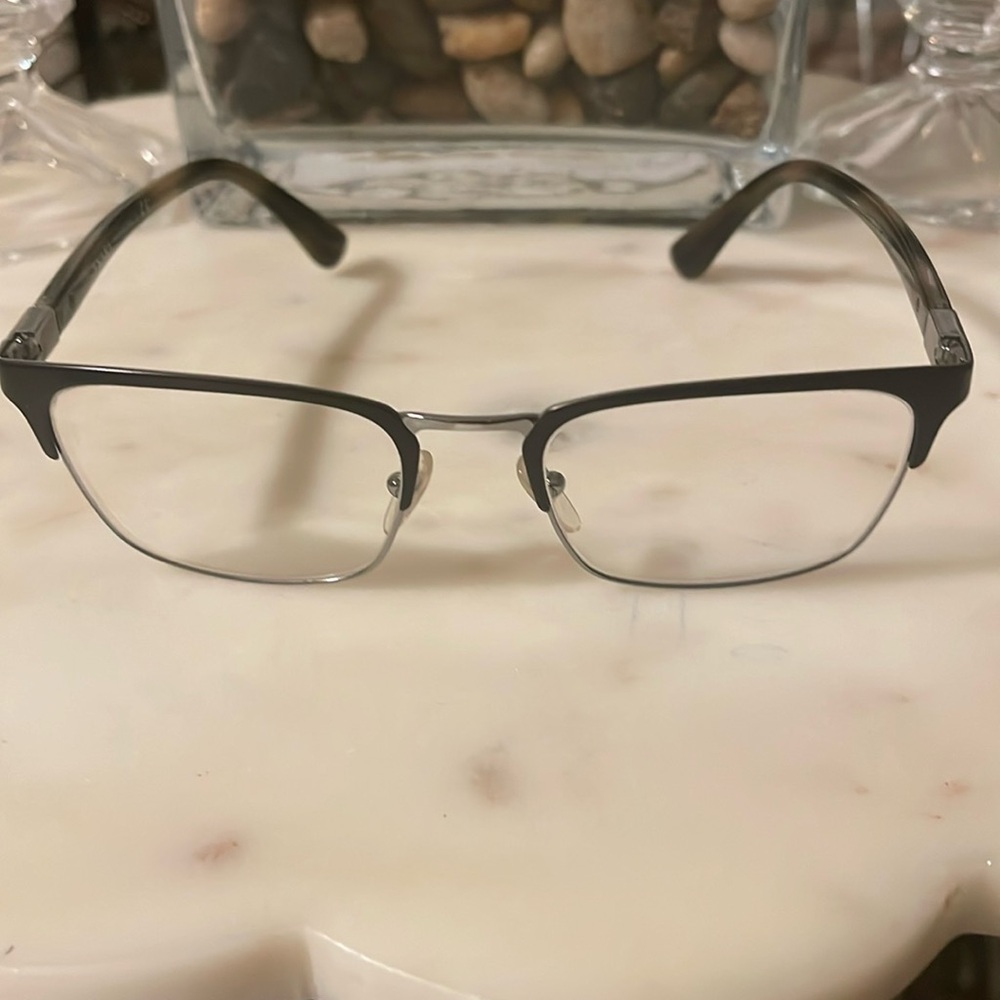 Prada Matte Black/Silver Eyeglasses Frames - image 3